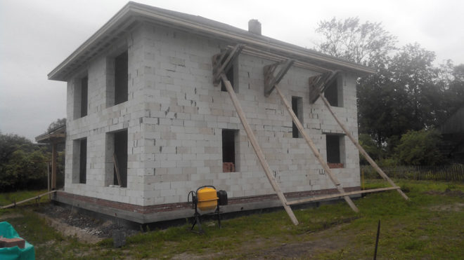 строительство домов из блоков